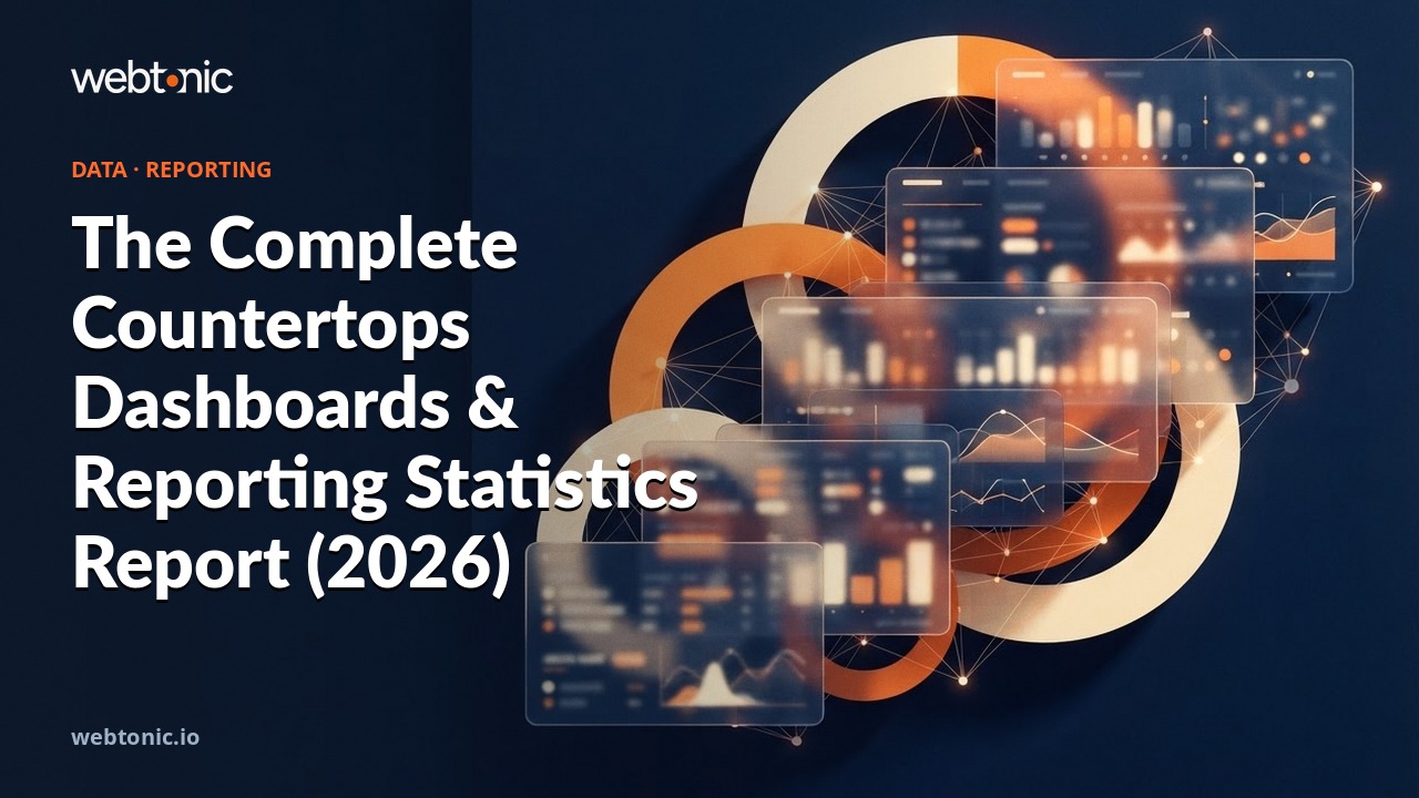 The Complete Countertops Dashboards & Reporting Statistics Report (2026) — Web Tonic blog thumbnail