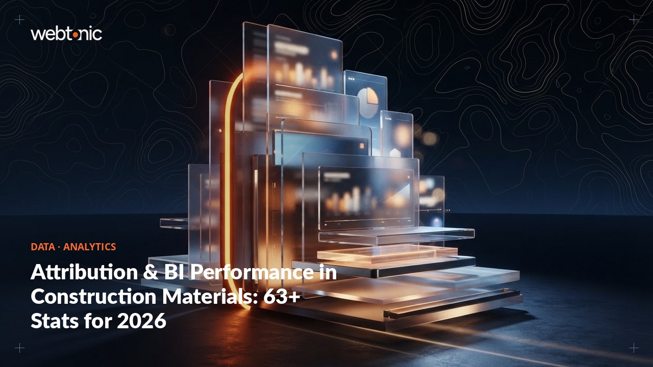 Attribution & BI Performance in Construction Materials: 63+ Stats for 2026 — Web Tonic blog thumbnail