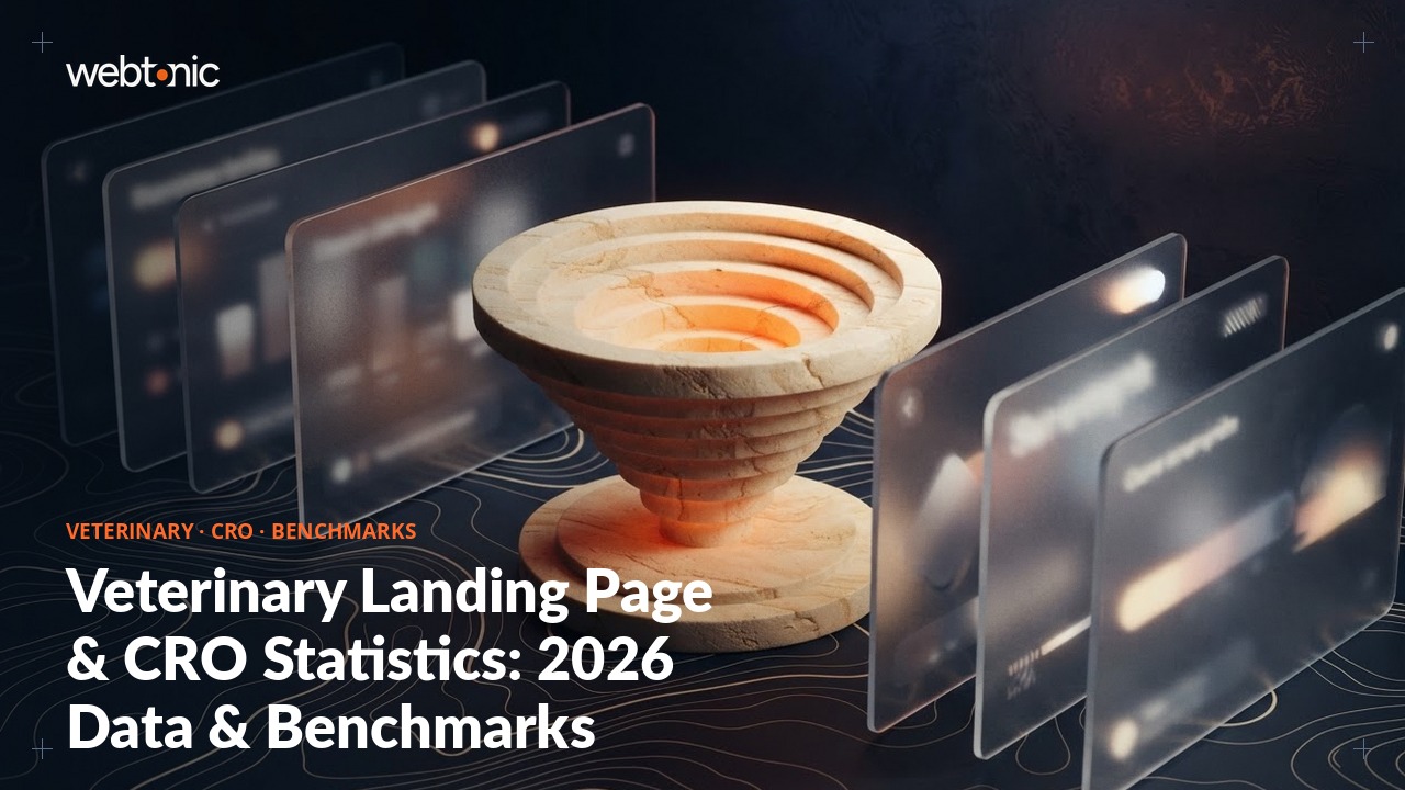 Veterinary Landing Page & CRO Statistics: 2026 Data & Benchmarks — Web Tonic blog thumbnail