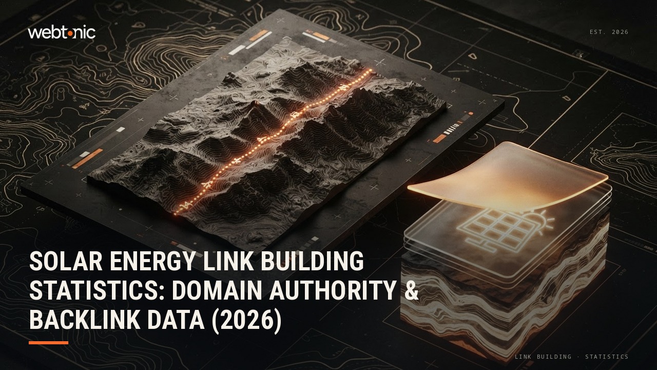 Solar Energy Link Building Statistics: Domain Authority & Backlink Data (2026) — Web Tonic blog thumbnail