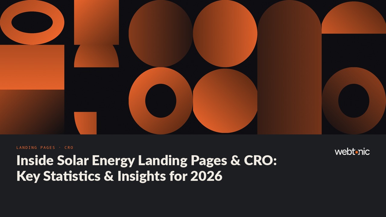 Inside Solar Energy Landing Pages & CRO: Key Statistics & Insights for 2026 — Web Tonic blog thumbnail