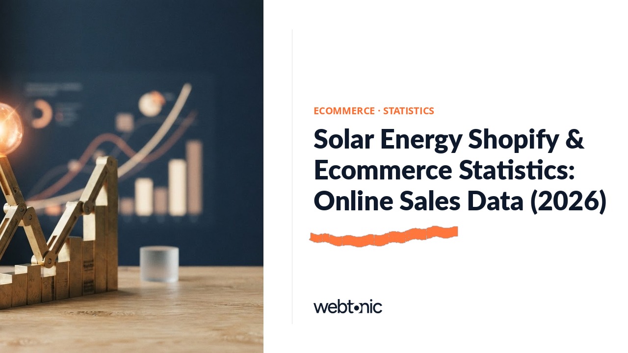 Solar Energy Shopify & Ecommerce Statistics: Online Sales Data (2026) — Web Tonic blog thumbnail