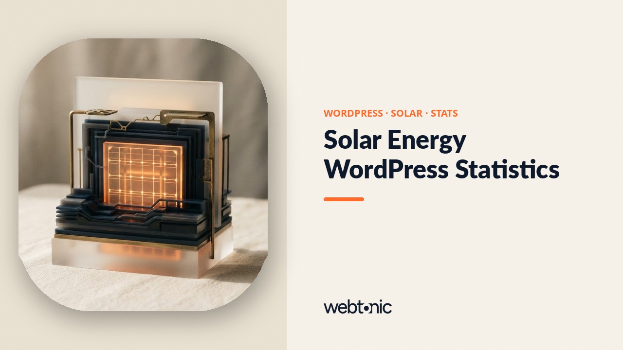 Solar Energy WordPress Statistics — Web Tonic blog thumbnail