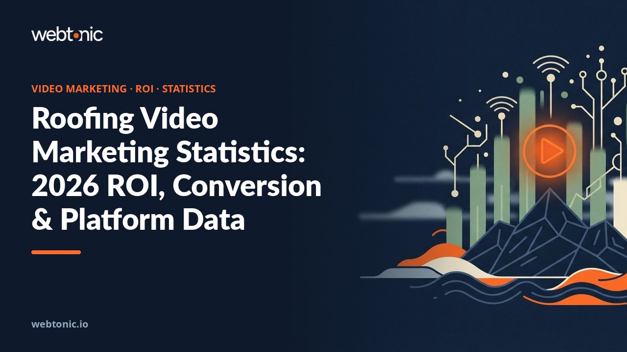 Roofing Video Marketing Statistics: 2026 ROI, Conversion & Platform Data — Web Tonic blog thumbnail