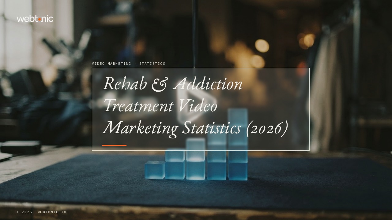 Rehab & Addiction Treatment Video Marketing Statistics (2026) — Web Tonic blog thumbnail