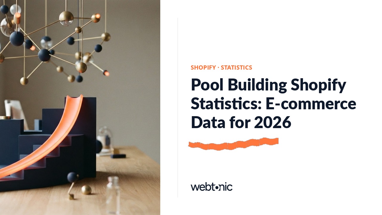 Pool Building Shopify Statistics: E-commerce Data for 2026 — Web Tonic blog thumbnail
