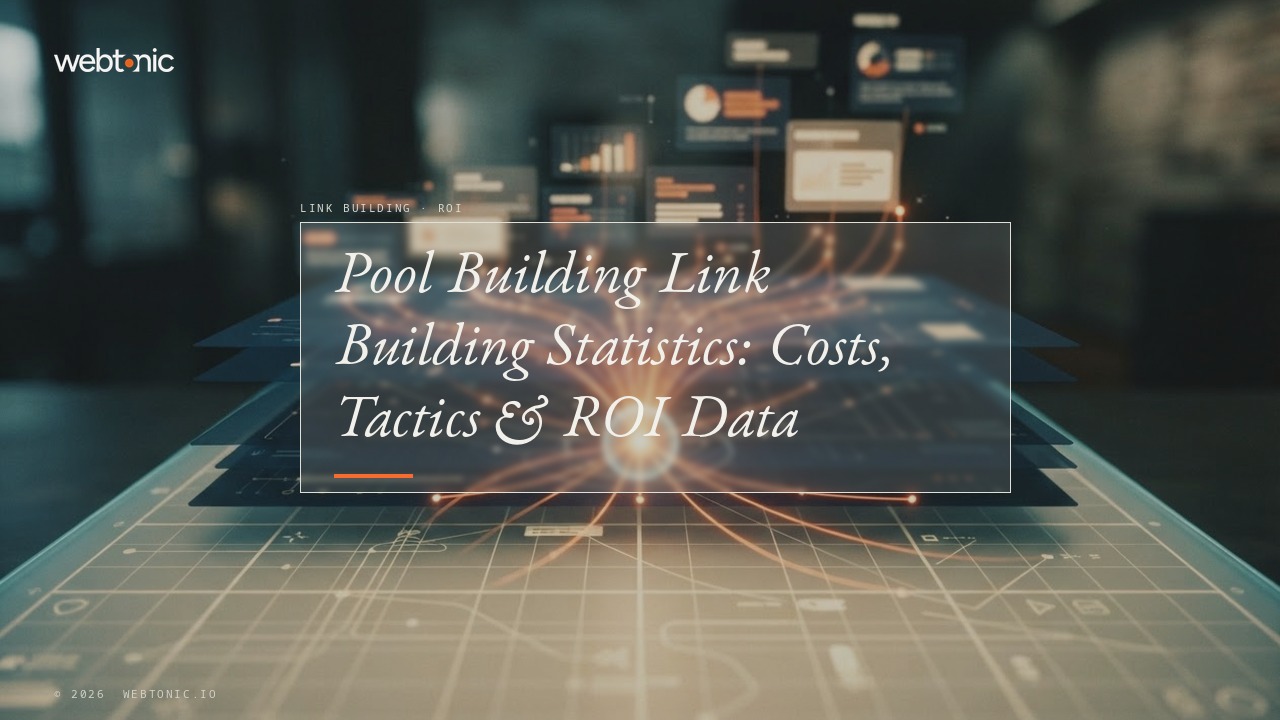Pool Building Link Building Statistics: Costs, Tactics & ROI Data — Web Tonic blog thumbnail