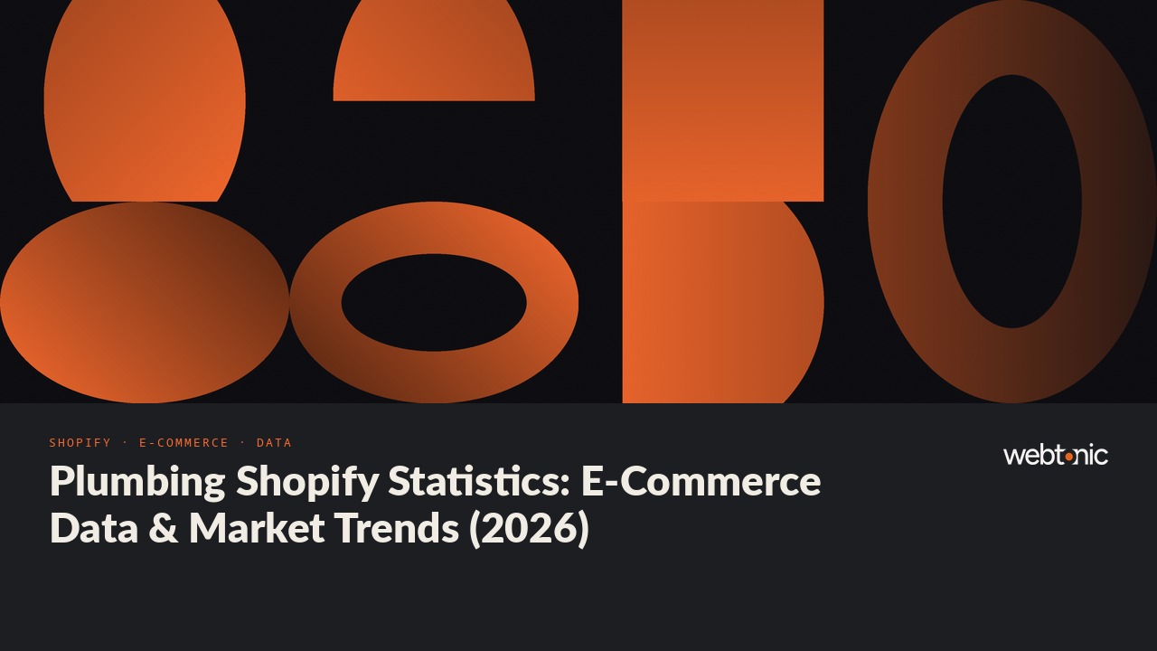 Plumbing Shopify Statistics: E-Commerce Data & Market Trends (2026) — Web Tonic blog thumbnail