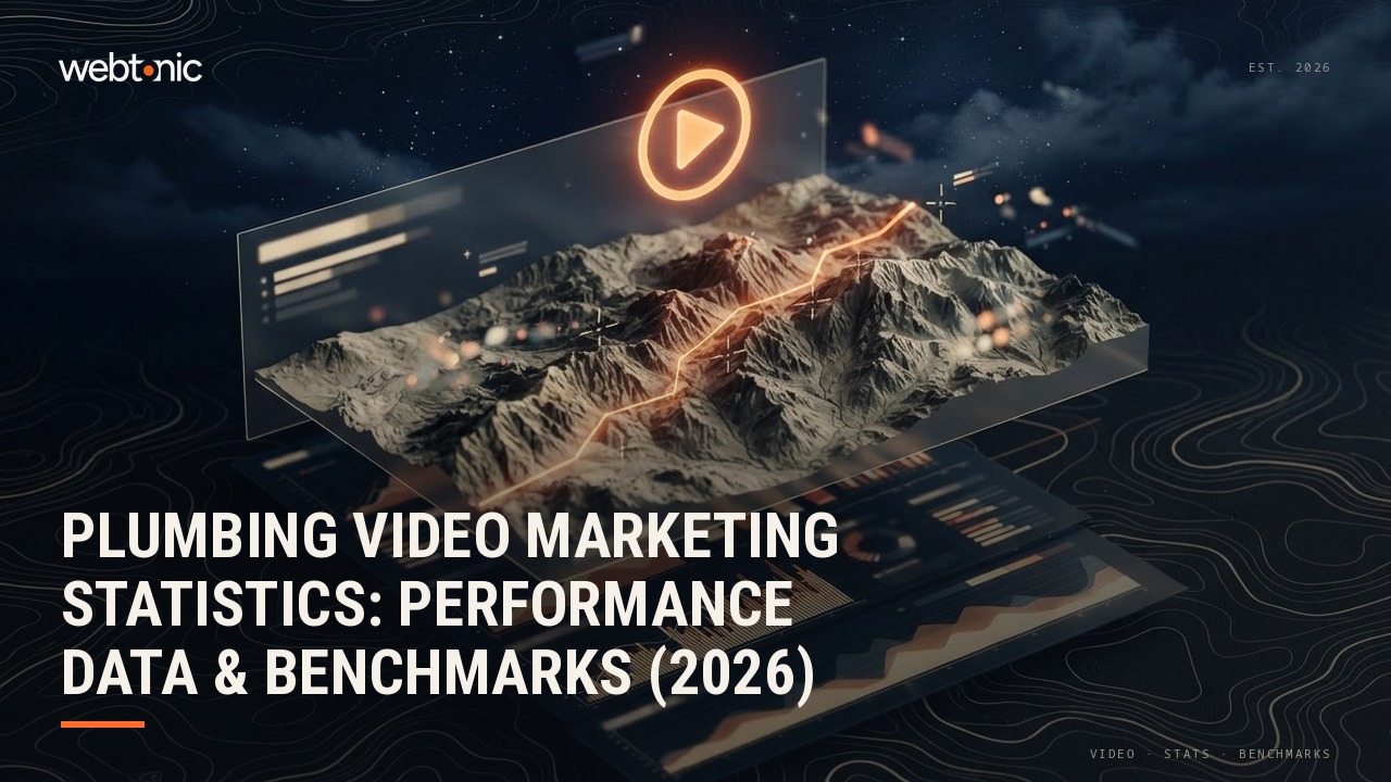 Plumbing Video Marketing Statistics: Performance Data & Benchmarks (2026) — Web Tonic blog thumbnail