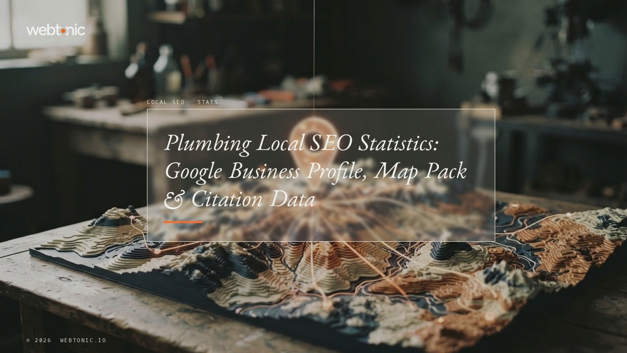Plumbing Local SEO Statistics: Google Business Profile, Map Pack & Citation Data — Web Tonic blog thumbnail