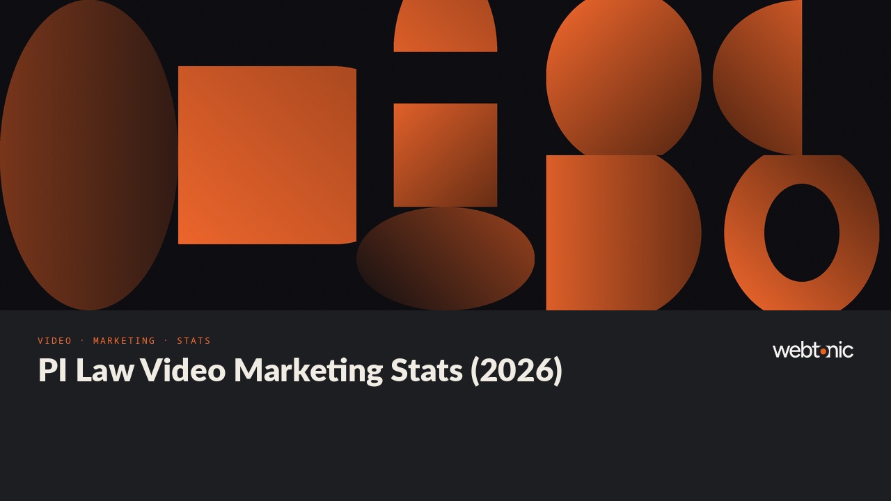 PI Law Video Marketing Stats (2026) — Web Tonic blog thumbnail