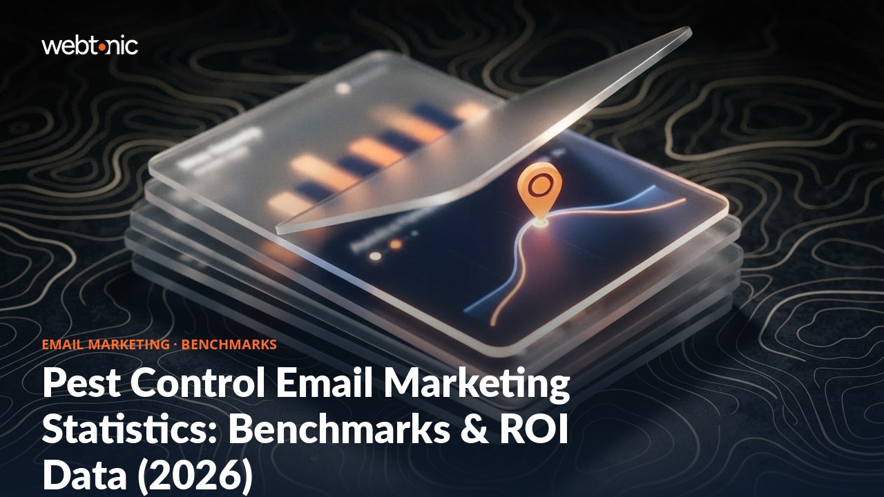 Pest Control Email Marketing Statistics: Benchmarks & ROI Data (2026) — Web Tonic blog thumbnail