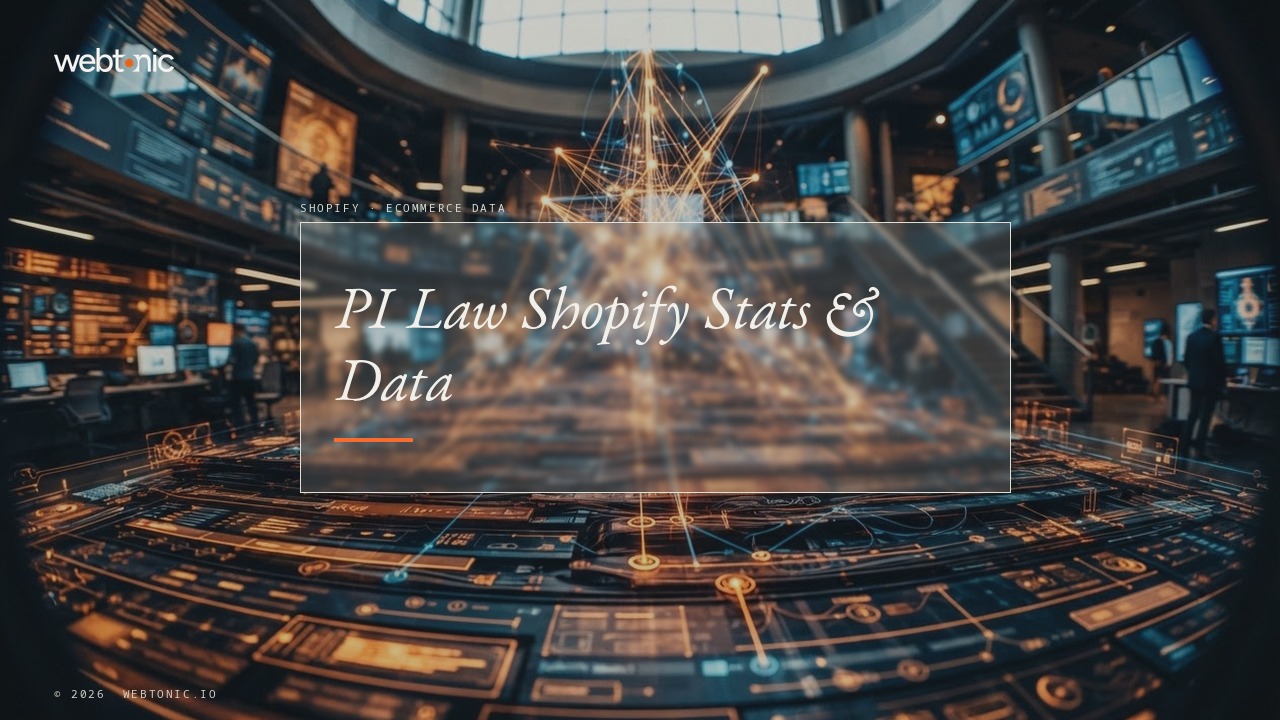 PI Law Shopify Stats & Data — Web Tonic blog thumbnail