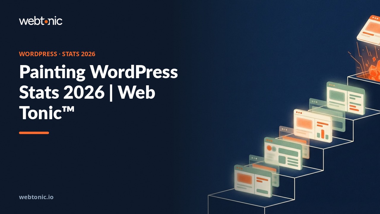 Painting WordPress Stats 2026 | Web Tonic™ — Web Tonic blog thumbnail