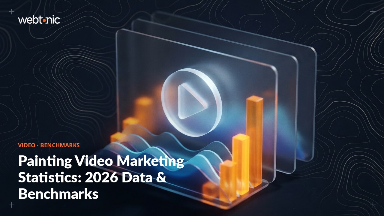 Painting Video Marketing Statistics: 2026 Data & Benchmarks — Web Tonic blog thumbnail