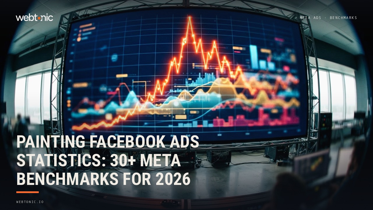 Painting Facebook Ads Statistics: 30+ Meta Benchmarks for 2026 — Web Tonic blog thumbnail