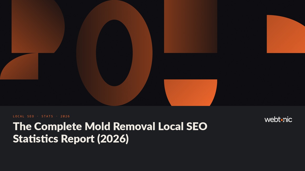The Complete Mold Removal Local SEO Statistics Report (2026) — Web Tonic blog thumbnail