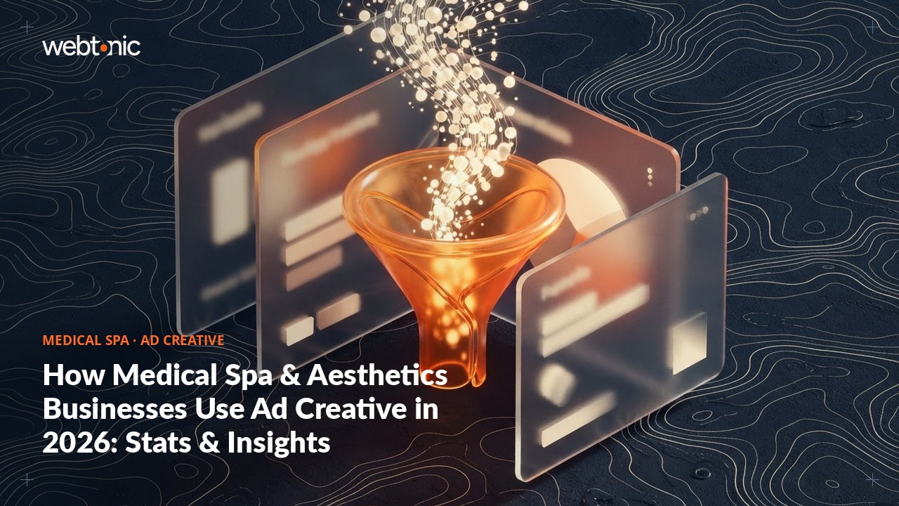 How Medical Spa & Aesthetics Businesses Use Ad Creative in 2026: Stats & Insights — Web Tonic blog thumbnail