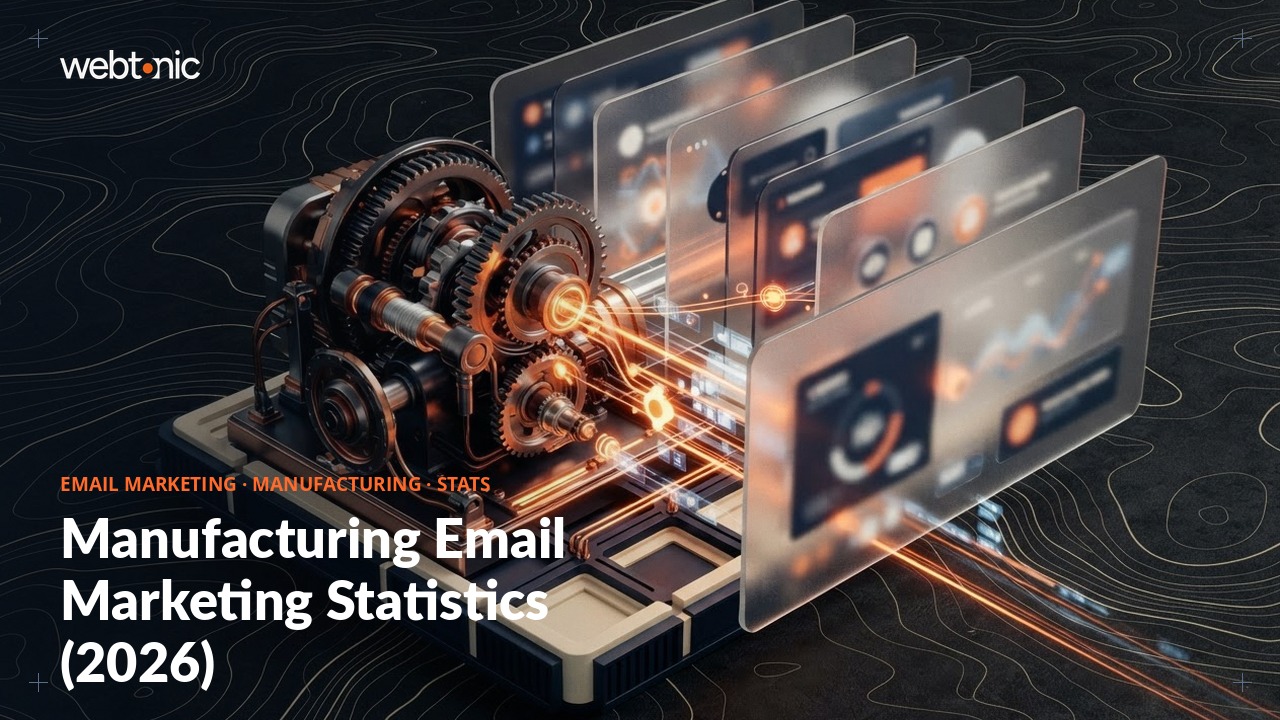 Manufacturing Email Marketing Statistics (2026) — Web Tonic blog thumbnail