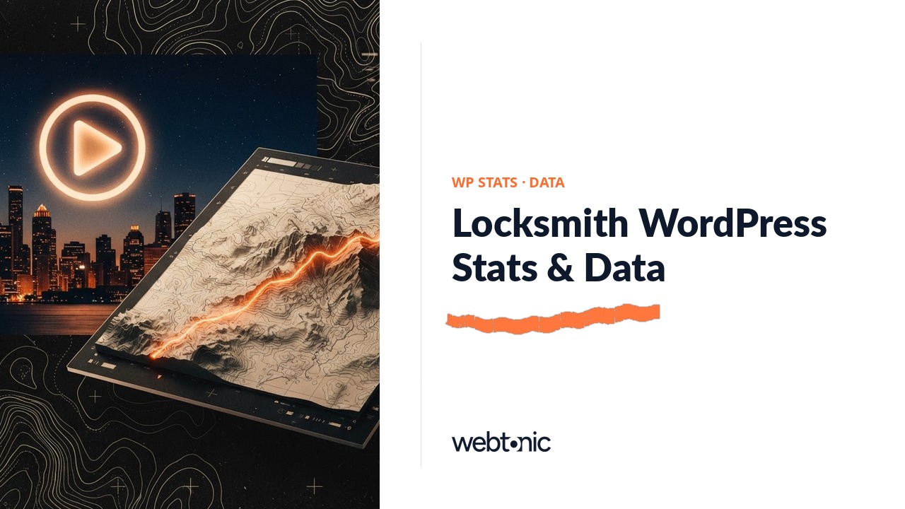 Locksmith WordPress Stats & Data — Web Tonic blog thumbnail