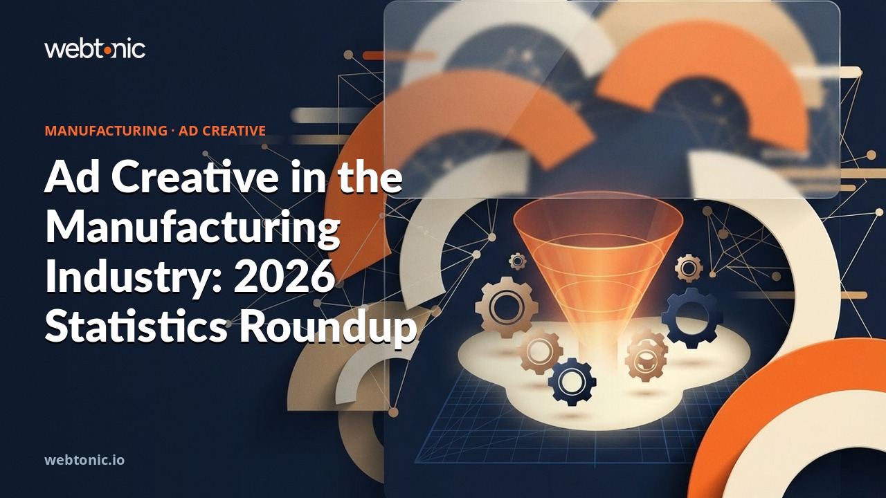 Ad Creative in the Manufacturing Industry: 2026 Statistics Roundup — Web Tonic blog thumbnail