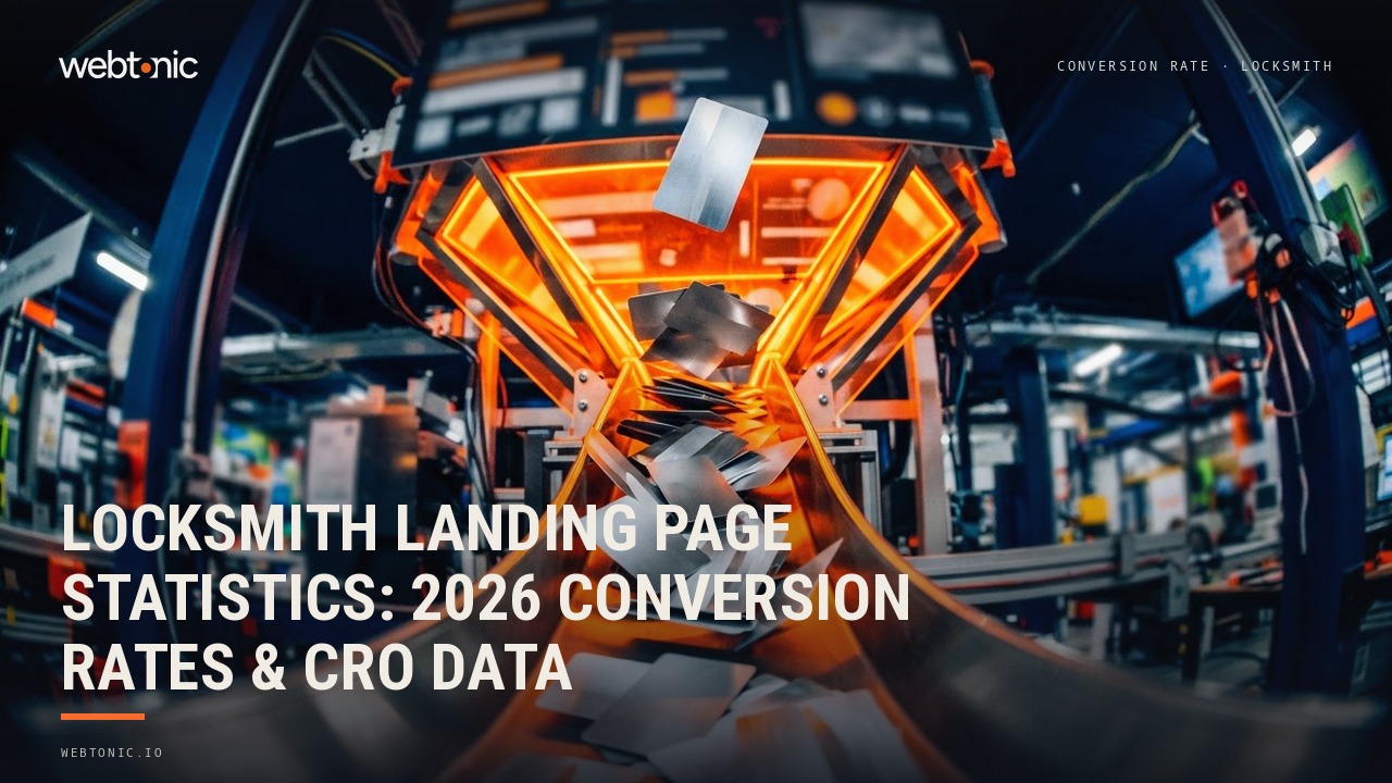 Locksmith Landing Page Statistics: 2026 Conversion Rates & CRO Data — Web Tonic blog thumbnail