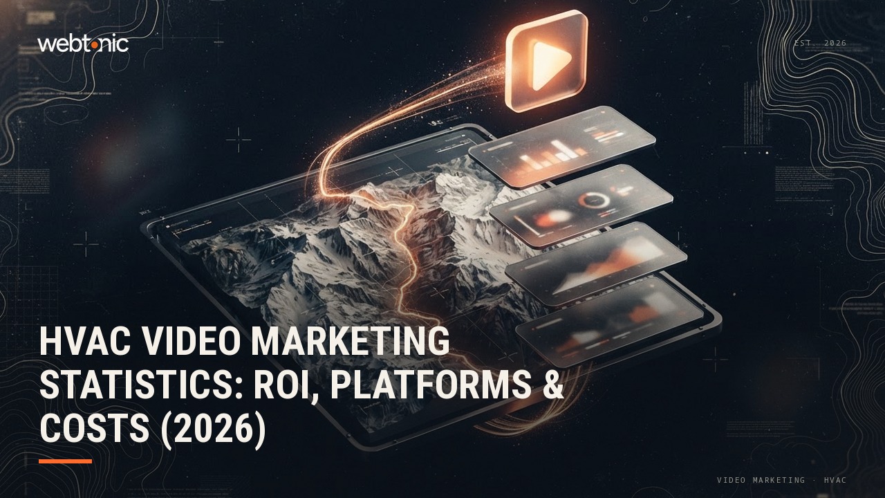 HVAC Video Marketing Statistics: ROI, Platforms & Costs (2026) — Web Tonic blog thumbnail