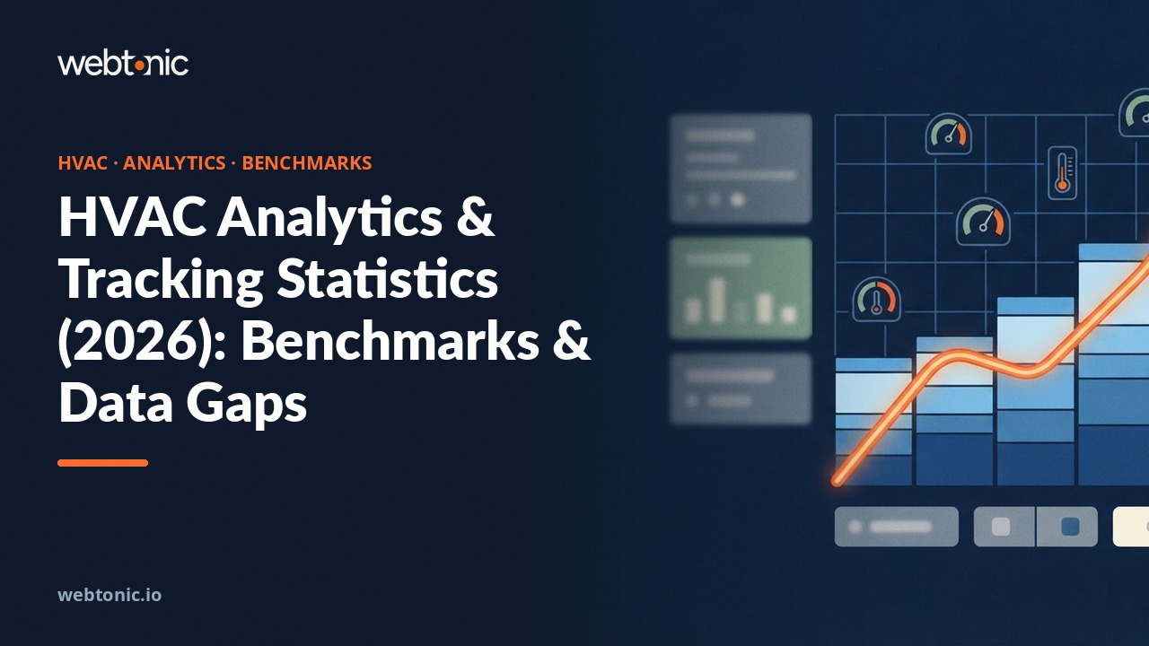 HVAC Analytics & Tracking Statistics (2026): Benchmarks & Data Gaps — Web Tonic blog thumbnail
