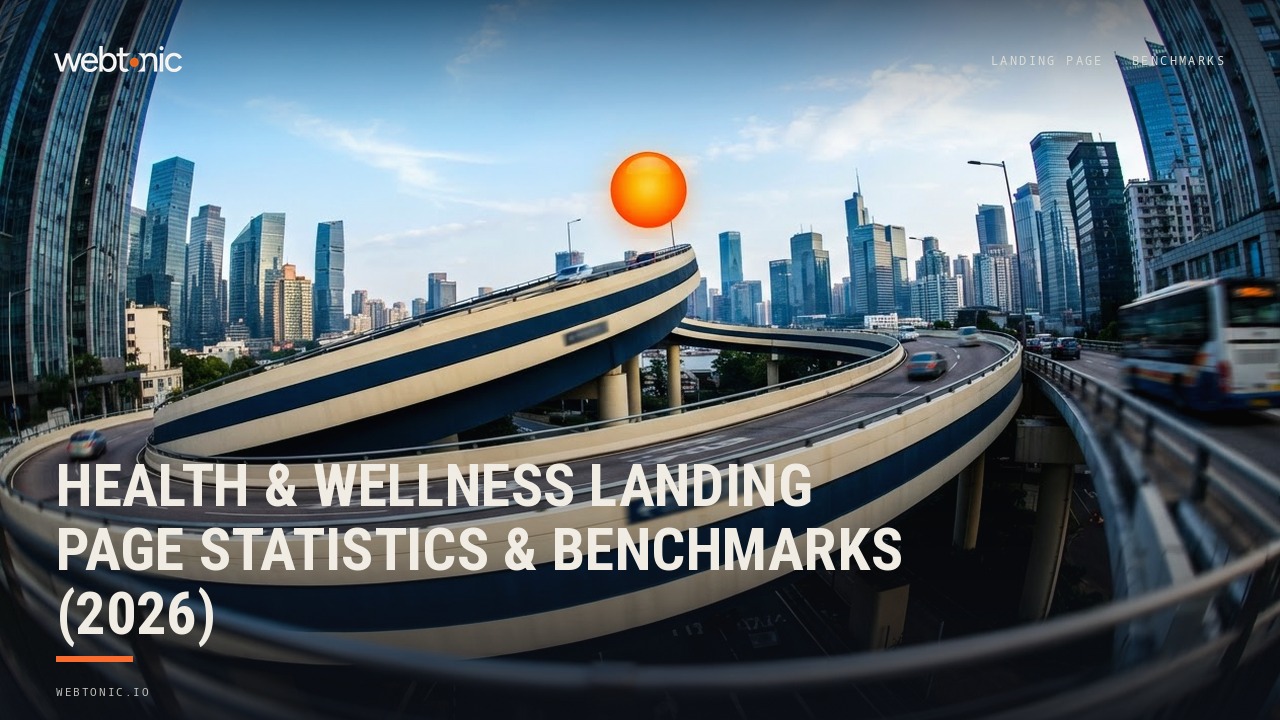 Health & Wellness Landing Page Statistics & Benchmarks (2026) — Web Tonic blog thumbnail