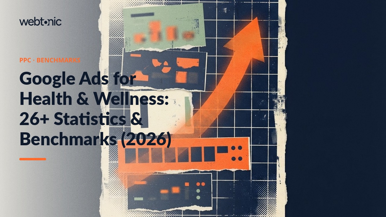 Google Ads for Health & Wellness: 26+ Statistics & Benchmarks (2026) — Web Tonic blog thumbnail