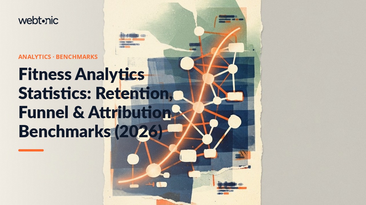 Fitness Analytics Statistics: Retention, Funnel & Attribution Benchmarks (2026) — Web Tonic blog thumbnail