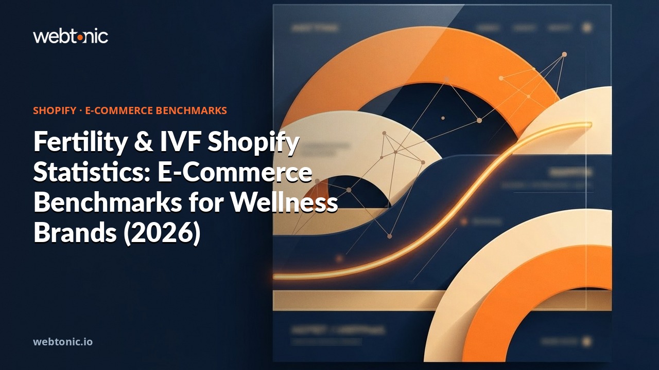 Fertility & IVF Shopify Statistics: E-Commerce Benchmarks for Wellness Brands (2026) — Web Tonic blog thumbnail