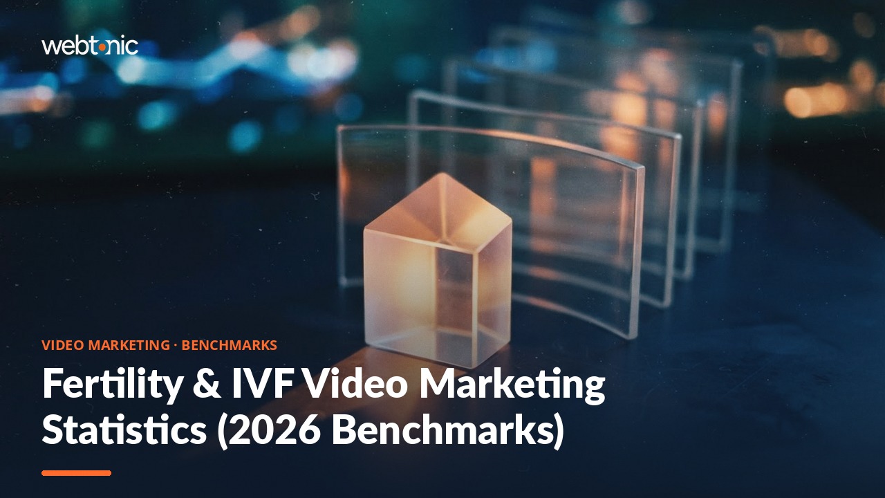 Fertility & IVF Video Marketing Statistics (2026 Benchmarks) — Web Tonic blog thumbnail