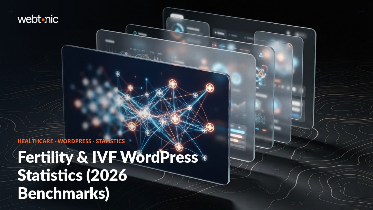 Fertility & IVF WordPress Statistics (2026 Benchmarks) — Web Tonic blog thumbnail