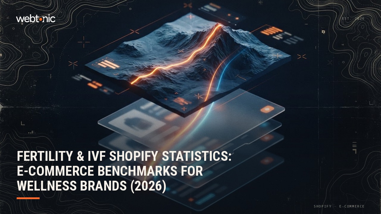 Fertility & IVF Shopify Statistics: E-Commerce Benchmarks for Wellness Brands (2026) — Web Tonic blog thumbnail