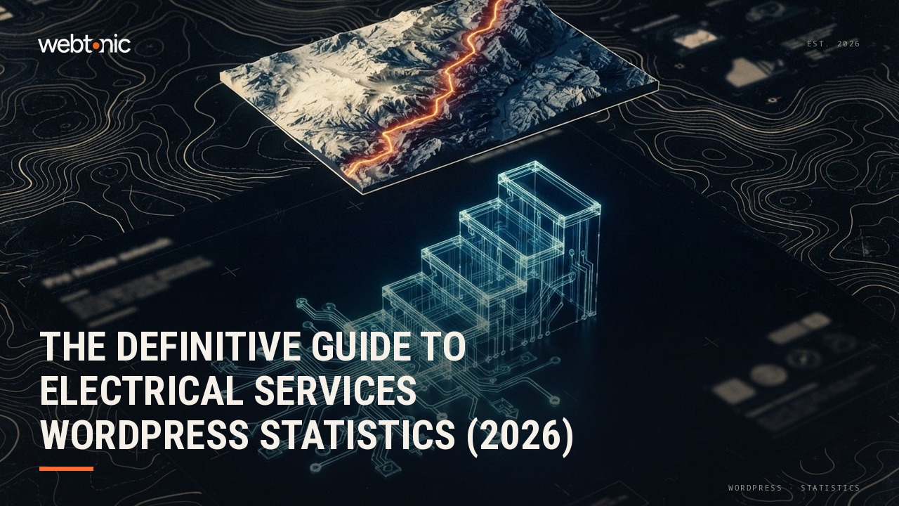 The Definitive Guide to Electrical Services WordPress Statistics (2026) — Web Tonic blog thumbnail