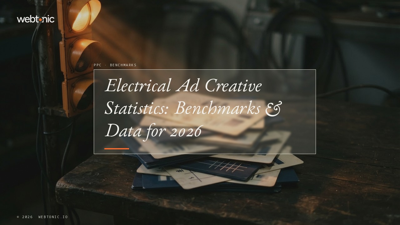 Electrical Ad Creative Statistics: Benchmarks & Data for 2026 — Web Tonic blog thumbnail