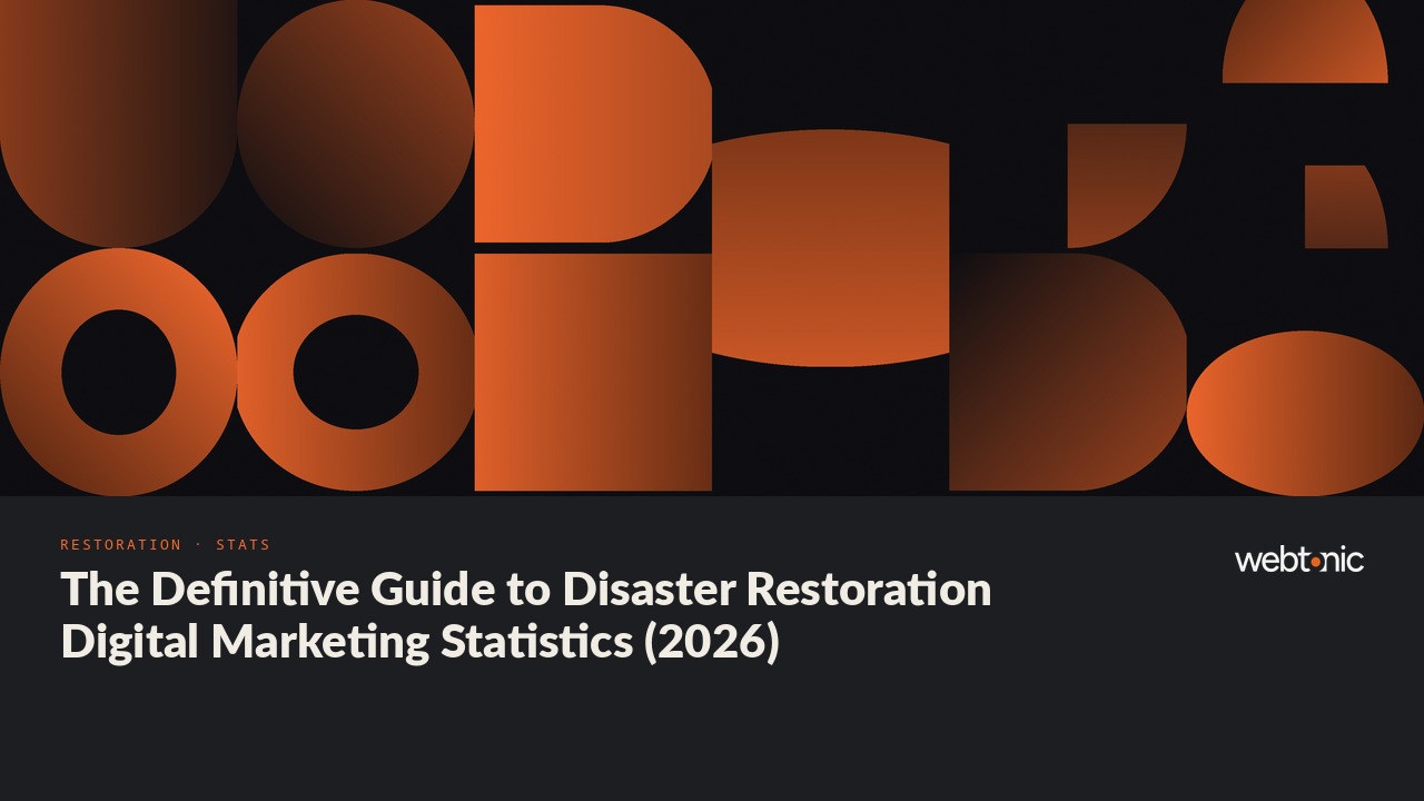 The Definitive Guide to Disaster Restoration Digital Marketing Statistics (2026) — Web Tonic blog thumbnail