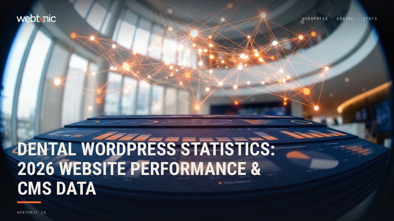Dental WordPress Statistics: 2026 Website Performance & CMS Data — Web Tonic blog thumbnail