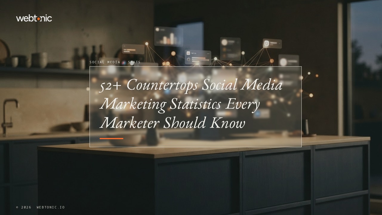 52+ Countertops Social Media Marketing Statistics Every Marketer Should Know — Web Tonic blog thumbnail