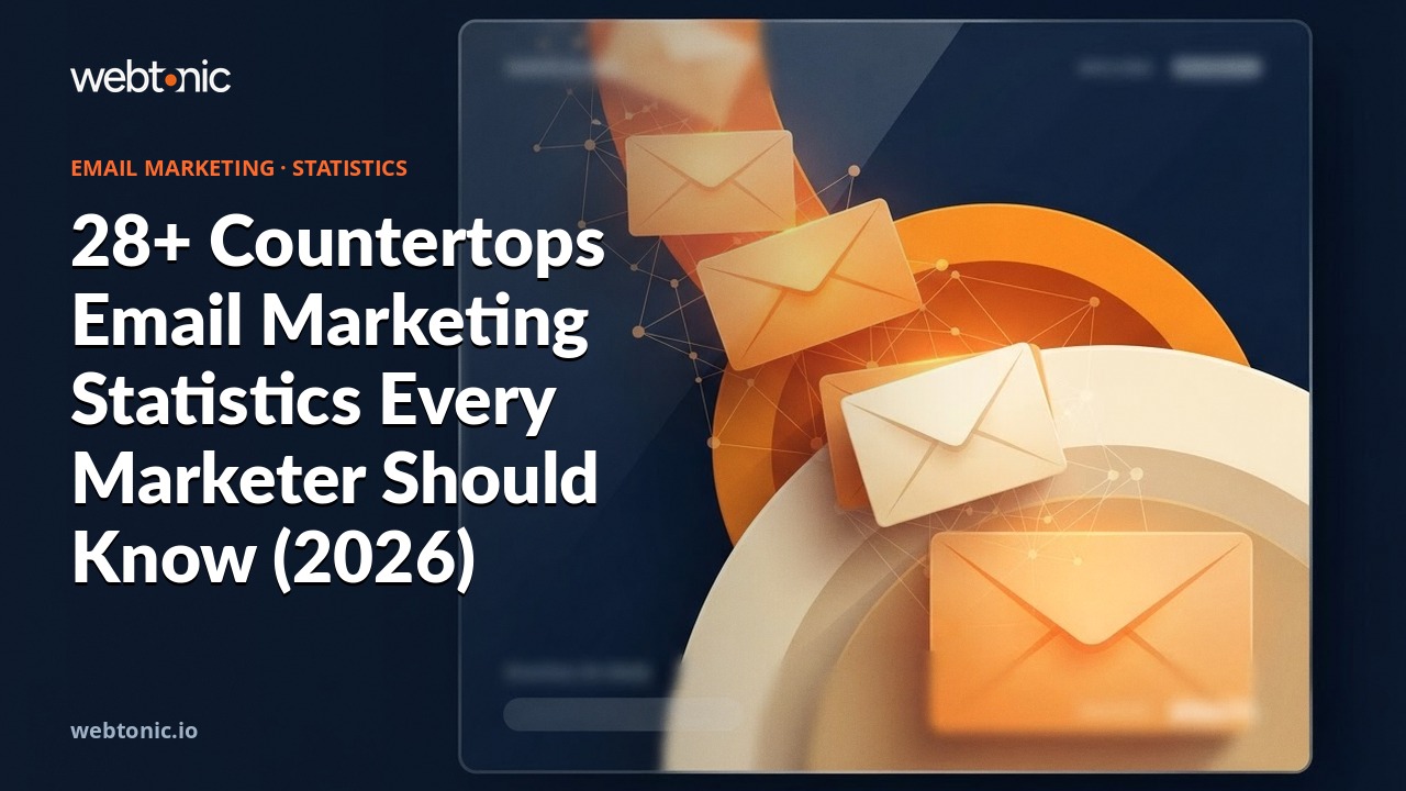 28+ Countertops Email Marketing Statistics Every Marketer Should Know (2026) — Web Tonic blog thumbnail