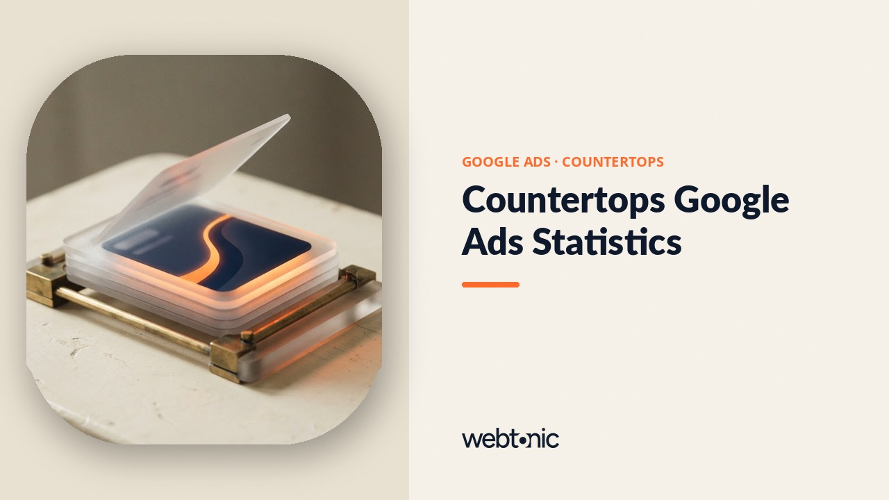 Countertops Google Ads Statistics — Web Tonic blog thumbnail