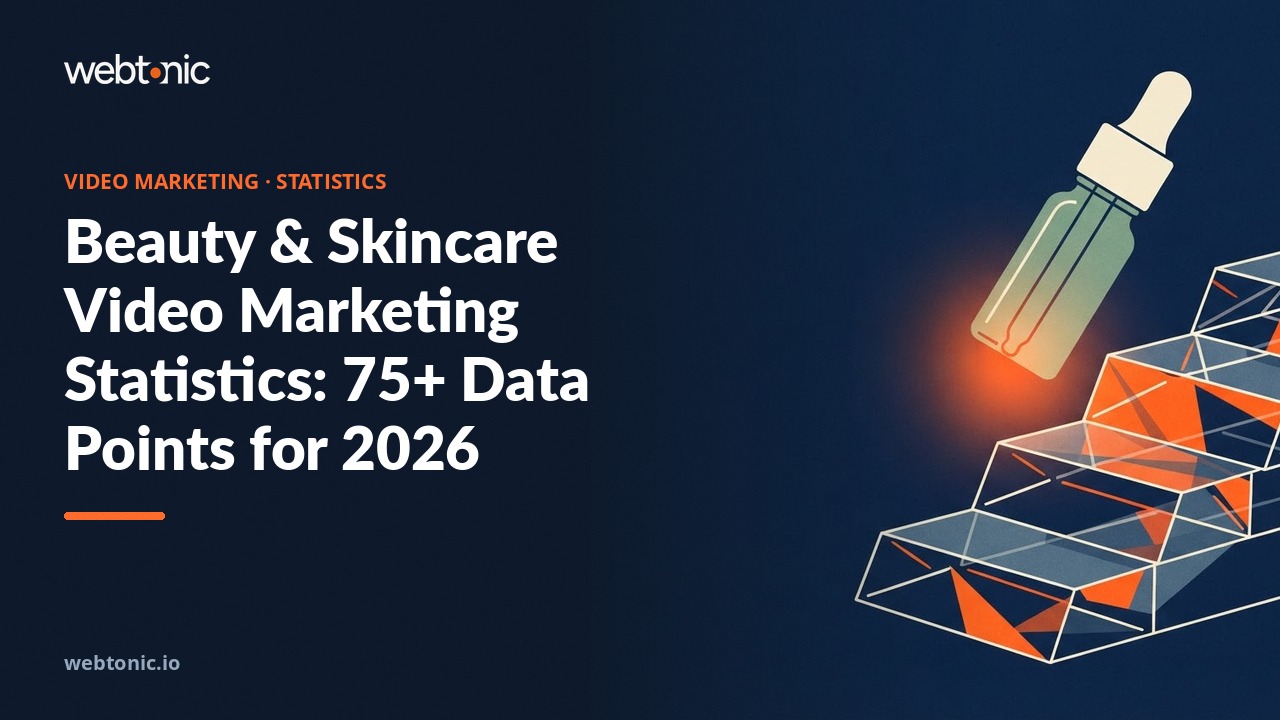 Beauty & Skincare Video Marketing Statistics: 75+ Data Points for 2026 — Web Tonic blog thumbnail