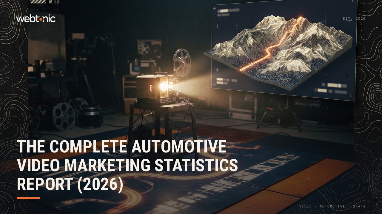 The Complete Automotive Video Marketing Statistics Report (2026) — Web Tonic blog thumbnail
