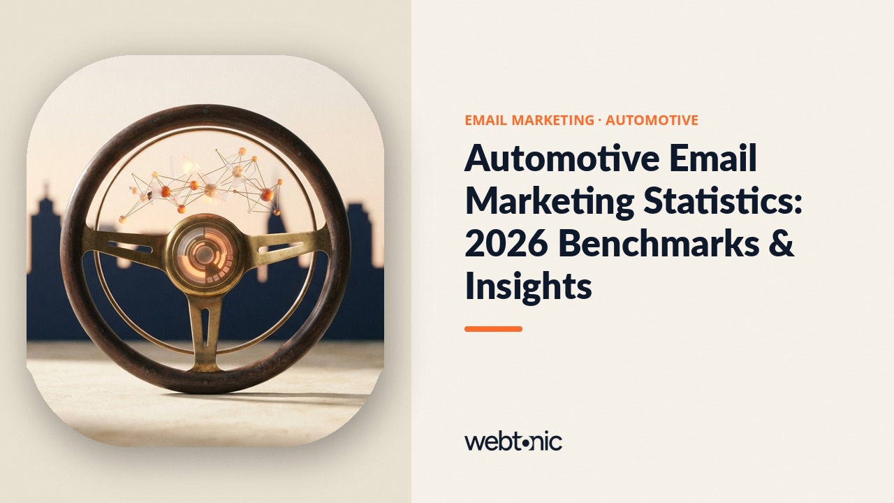Automotive Email Marketing Statistics: 2026 Benchmarks & Insights — Web Tonic blog thumbnail