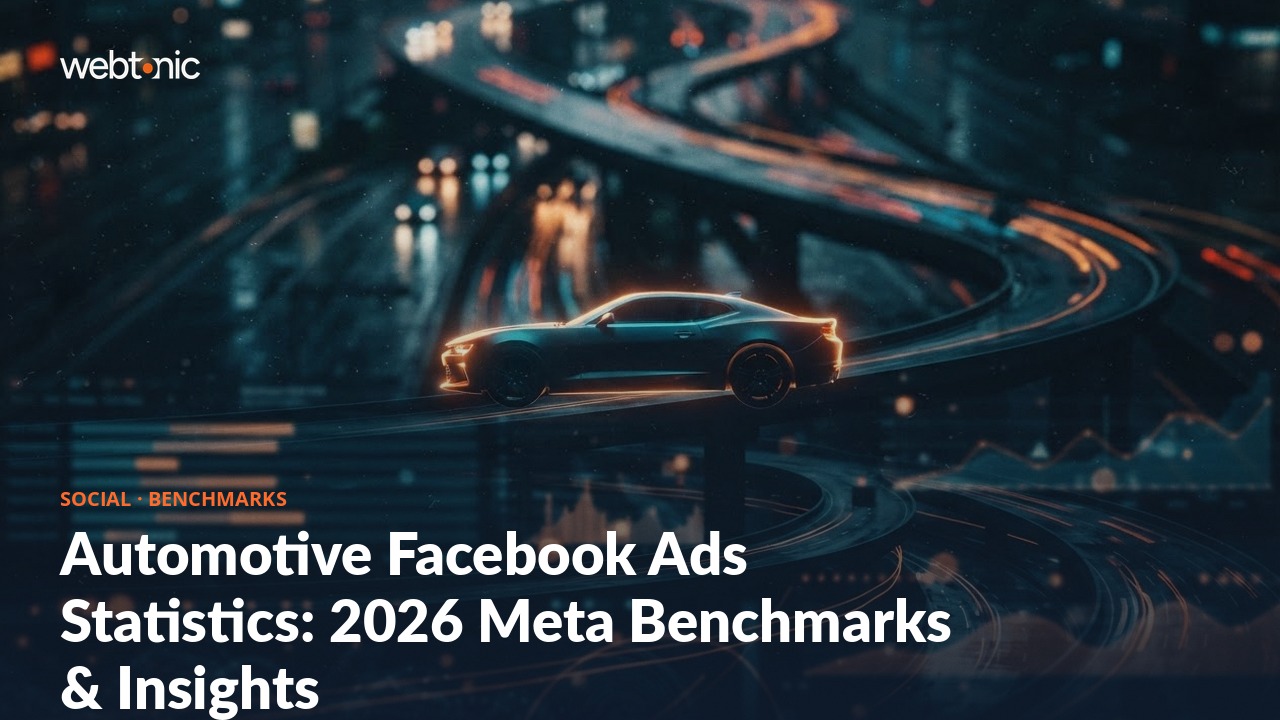 Automotive Facebook Ads Statistics: 2026 Meta Benchmarks & Insights — Web Tonic blog thumbnail