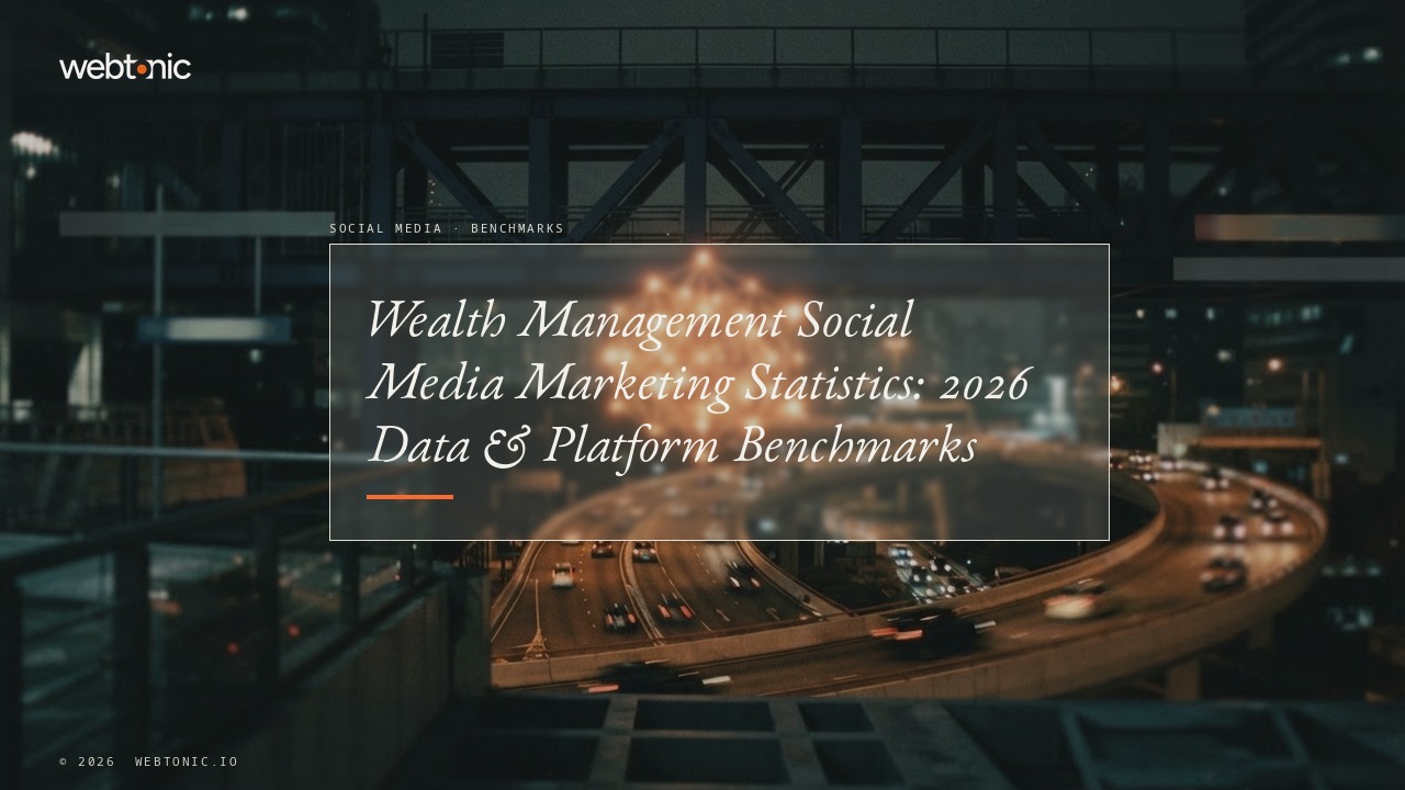 Wealth Management Social Media Marketing Statistics: 2026 Data & Platform Benchmarks — Web Tonic blog thumbnail