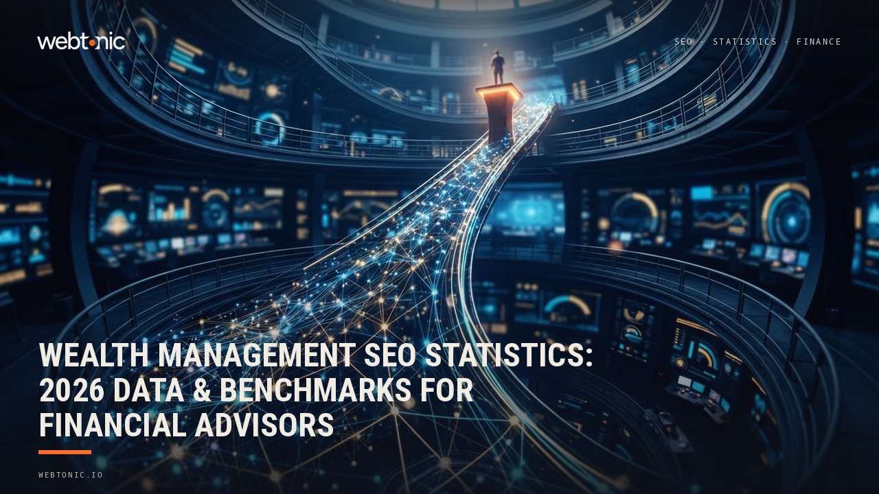 Wealth Management SEO Statistics: 2026 Data & Benchmarks for Financial Advisors — Web Tonic blog thumbnail