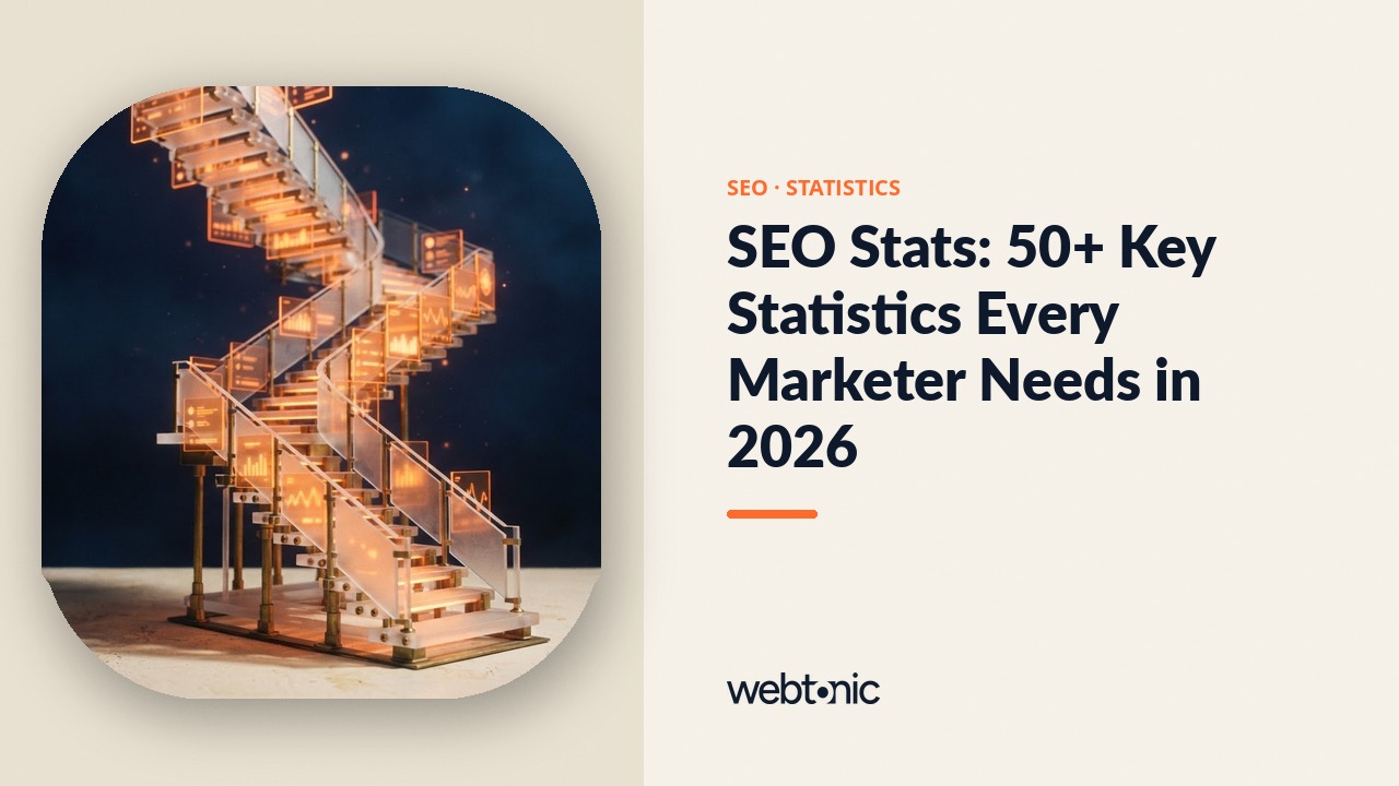 SEO Stats: 50+ Key Statistics Every Marketer Needs in 2026 — Web Tonic blog thumbnail