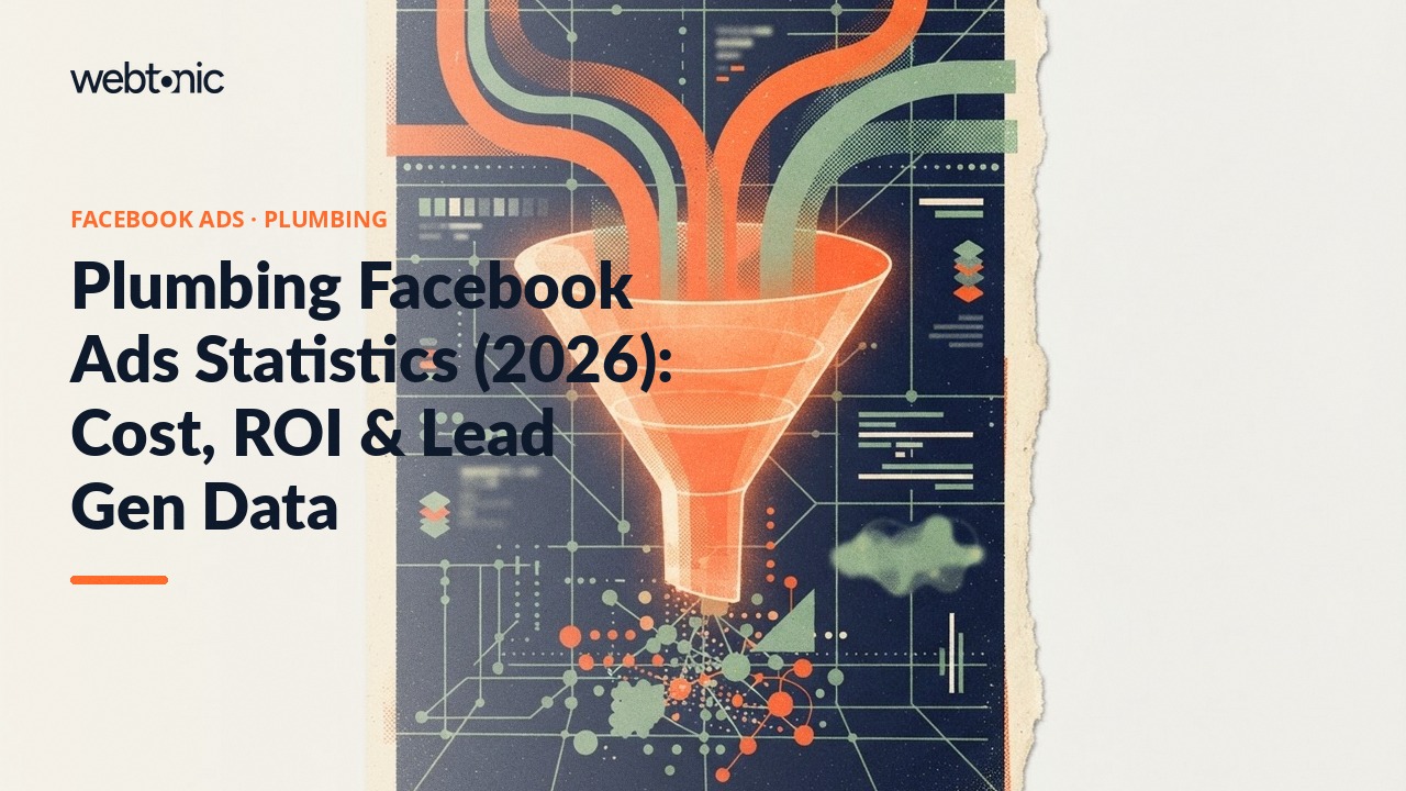 Plumbing Facebook Ads Statistics (2026): Cost, ROI & Lead Gen Data — Web Tonic blog thumbnail